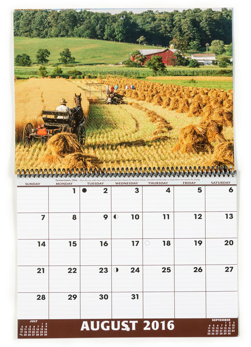 Amish Country Calendar